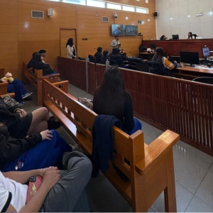Estudiantes visitan el Tribunal de Ovalle